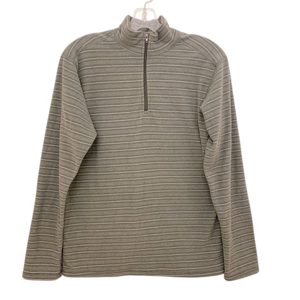 PATAGONIA FLEECE STRIPE HALF ZIP PULLOVER